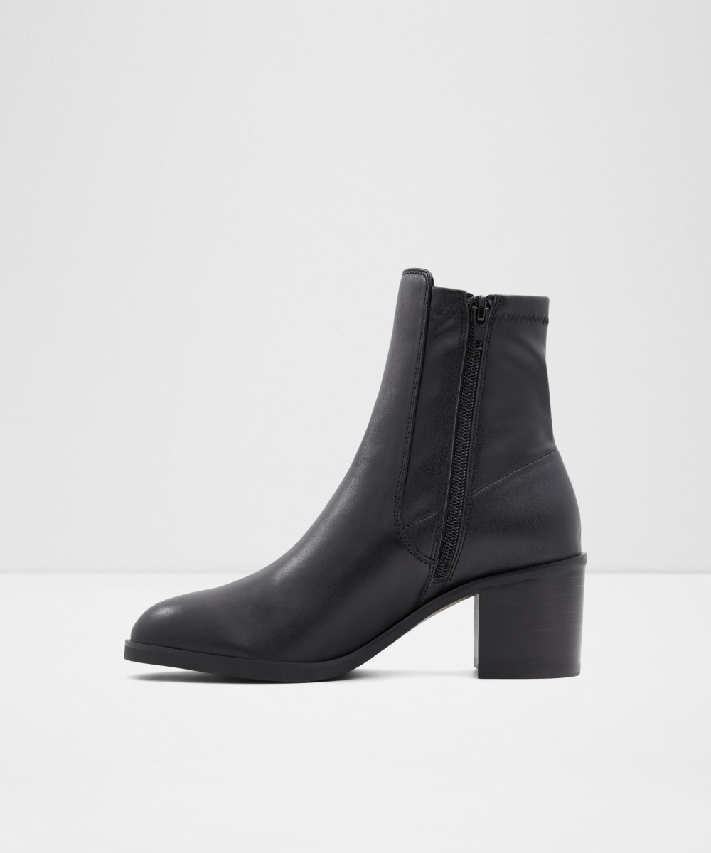 Botines básicos de mujer con punta redonda - Aldo - Negro Negro-2