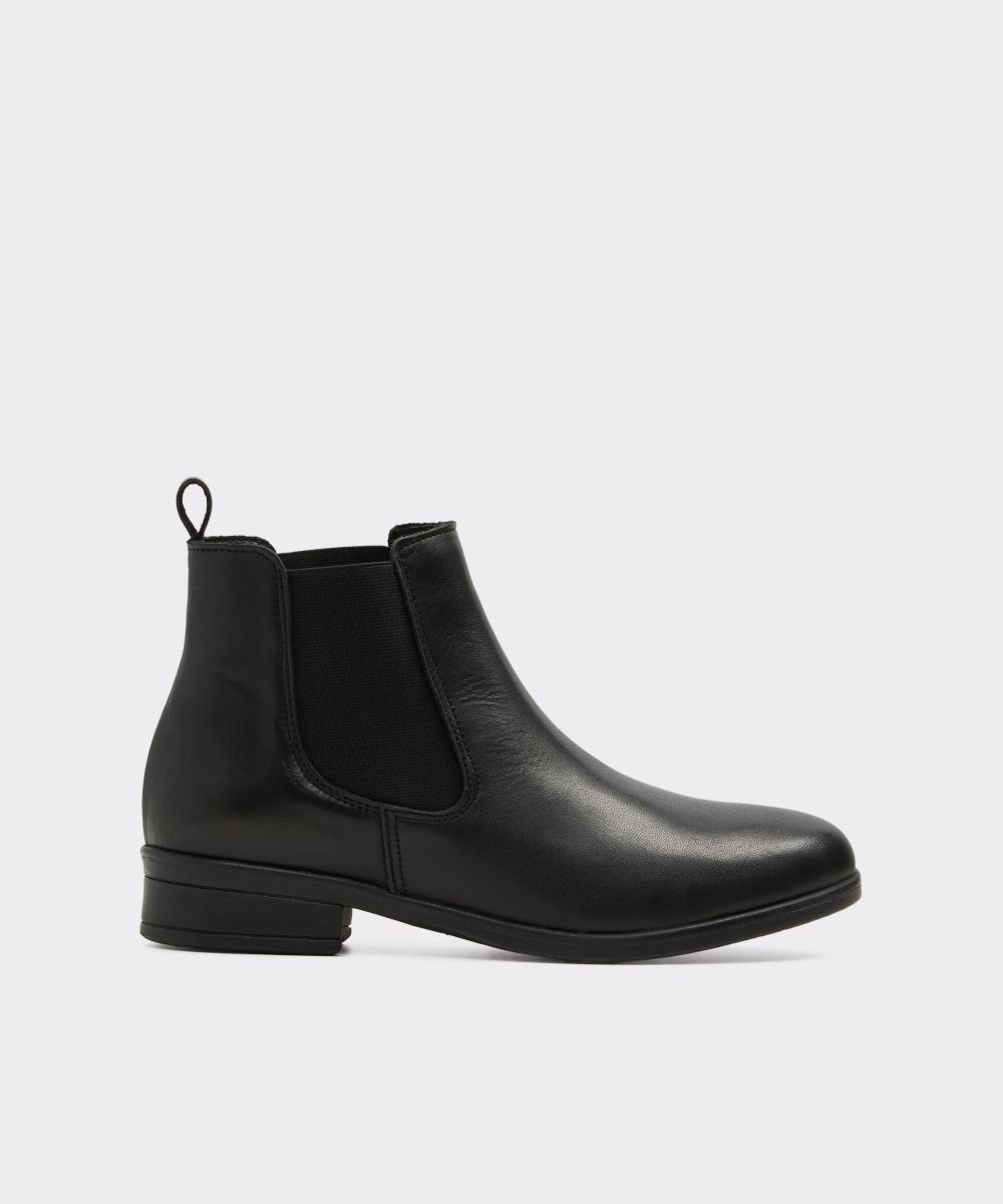 Botines básicos de mujer con punta redonda - Aldo - Negro Negro-1
