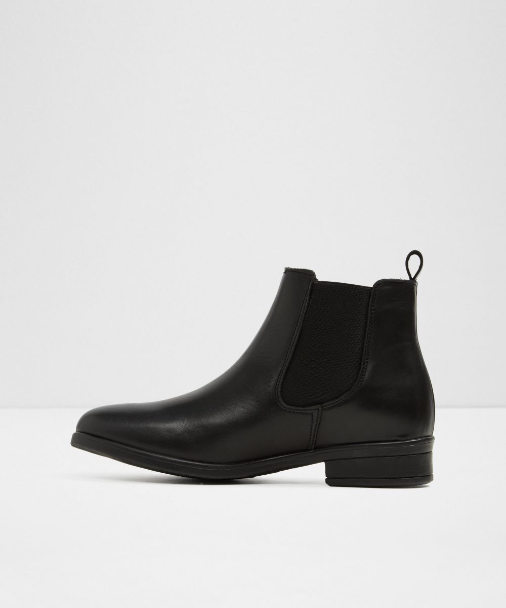 Botines básicos de mujer con punta redonda - Aldo - Negro Negro-3
