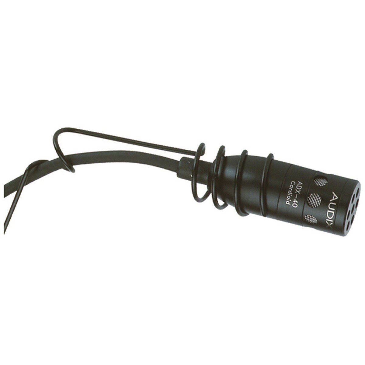 Audix - Micrófono de condensador para solapa (Lavalier) Audix Adx40 Negro.