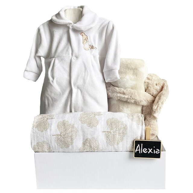 Torpe directorio Jarra Canastilla cesta El Recién Nacido con pijama estrella personalizable con nombre en beige y gris · El Corte Inglés Torpe directorio Jarra Canastilla cesta El Recién Nacido con pijama estrella personalizable con nombre en beige y gris · El Corte Inglés