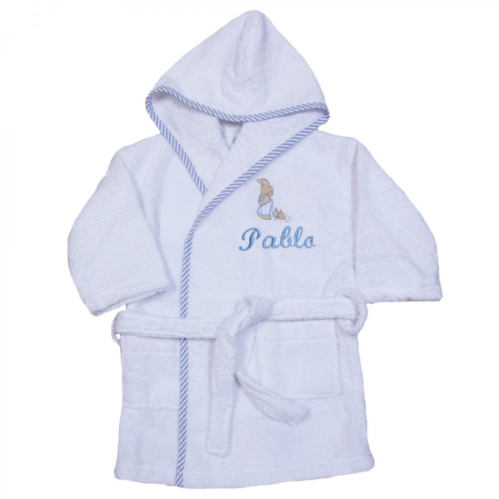 Canastilla regalo Moises bebe El Recién Nacido para bebé niña o niño personalizable con nombre - Azul Azul-2