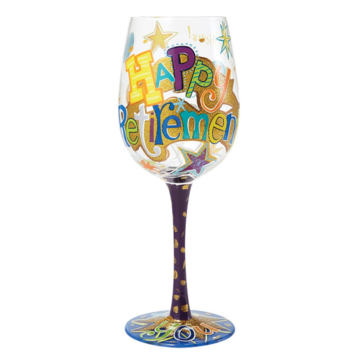Imagen 1 de Copa de vino Happy Retirement Lolita - Multicolor Multicolor