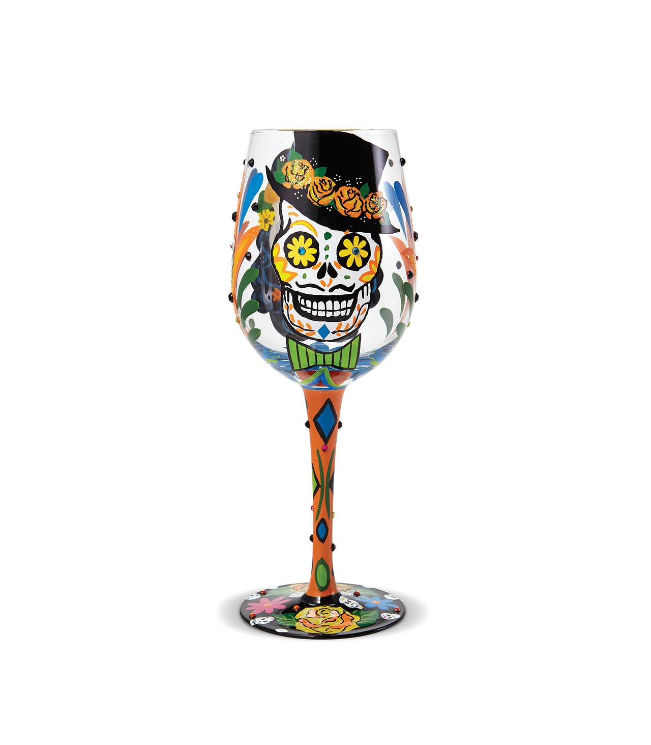 Imagen 1 de Copa de vino Sugar Skulls Lolita - Multicolor Multicolor