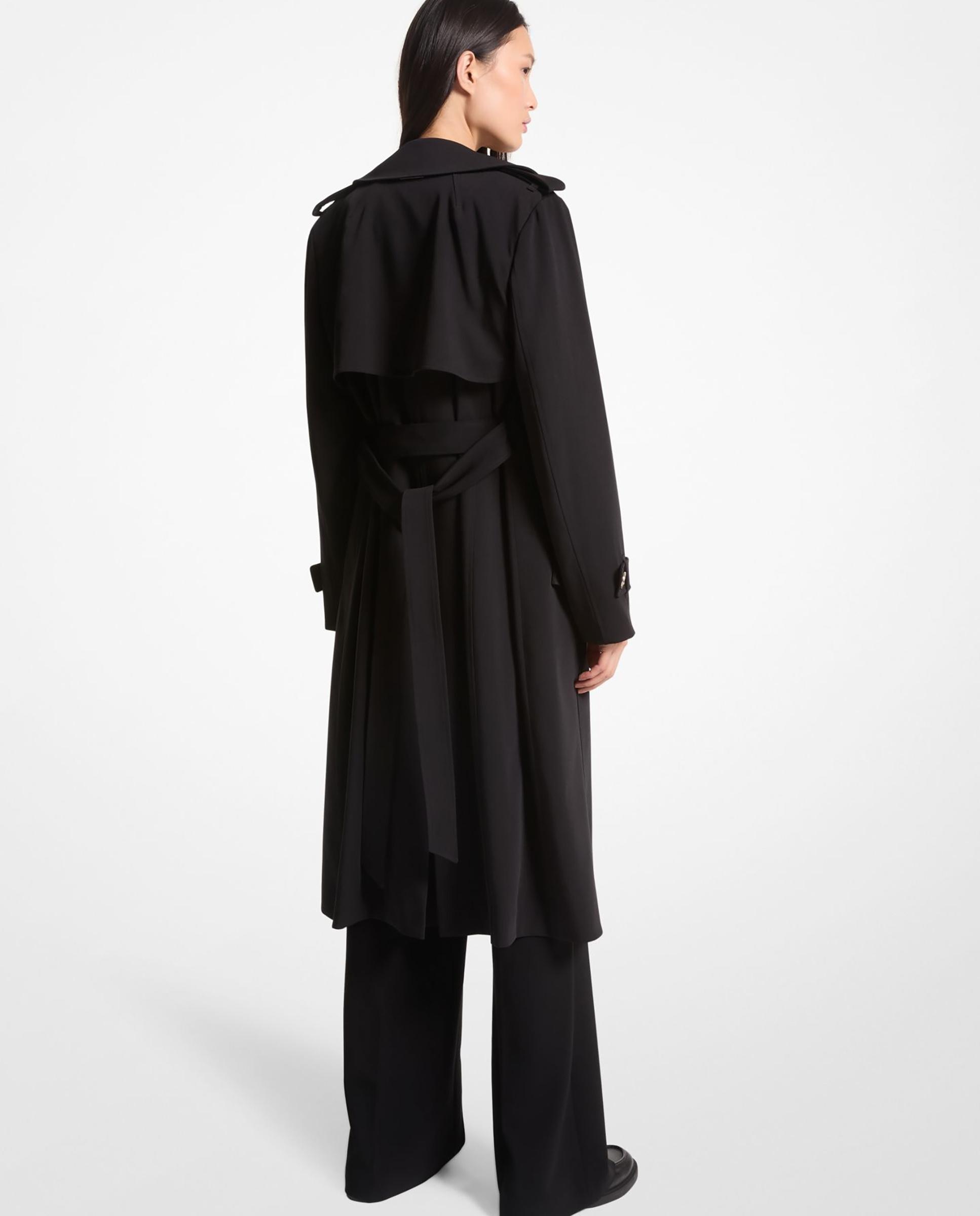 Gabardina de mujer con doble botonadura - Michael Michael Kors - Negro Negro-2