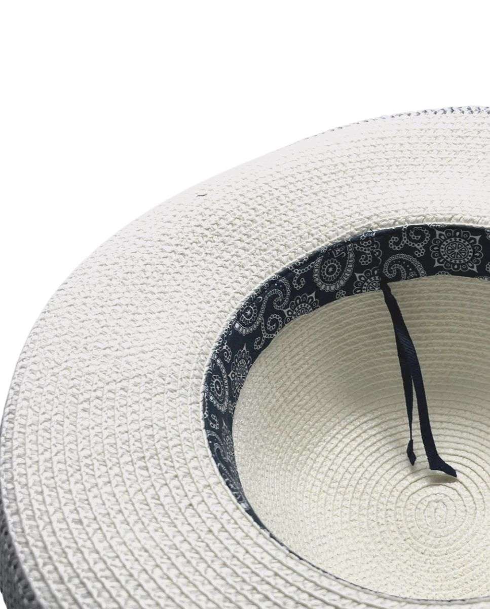 Sombrero de mujer belfiore con protección solar - Illums - Blanco Blanco-2