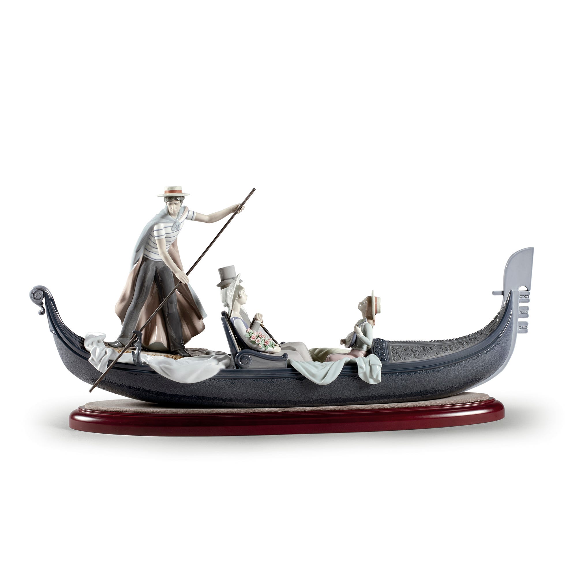 Imagen 1 de Figura Decorativa novios En la góndola. Serie numerada Lladró - Blanco Blanco