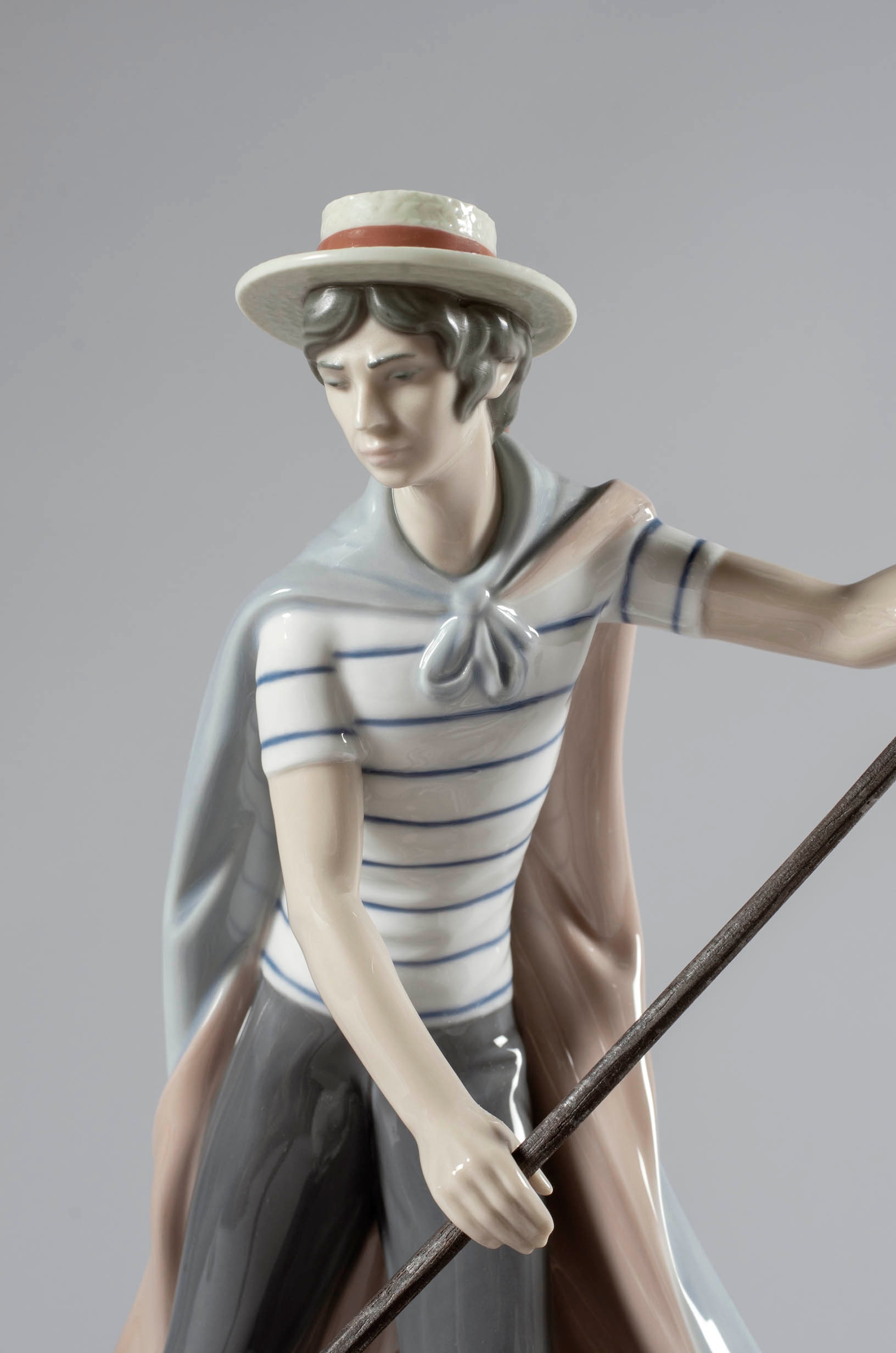 Imagen 5 de Figura Decorativa novios En la góndola. Serie numerada Lladró - Blanco Blanco