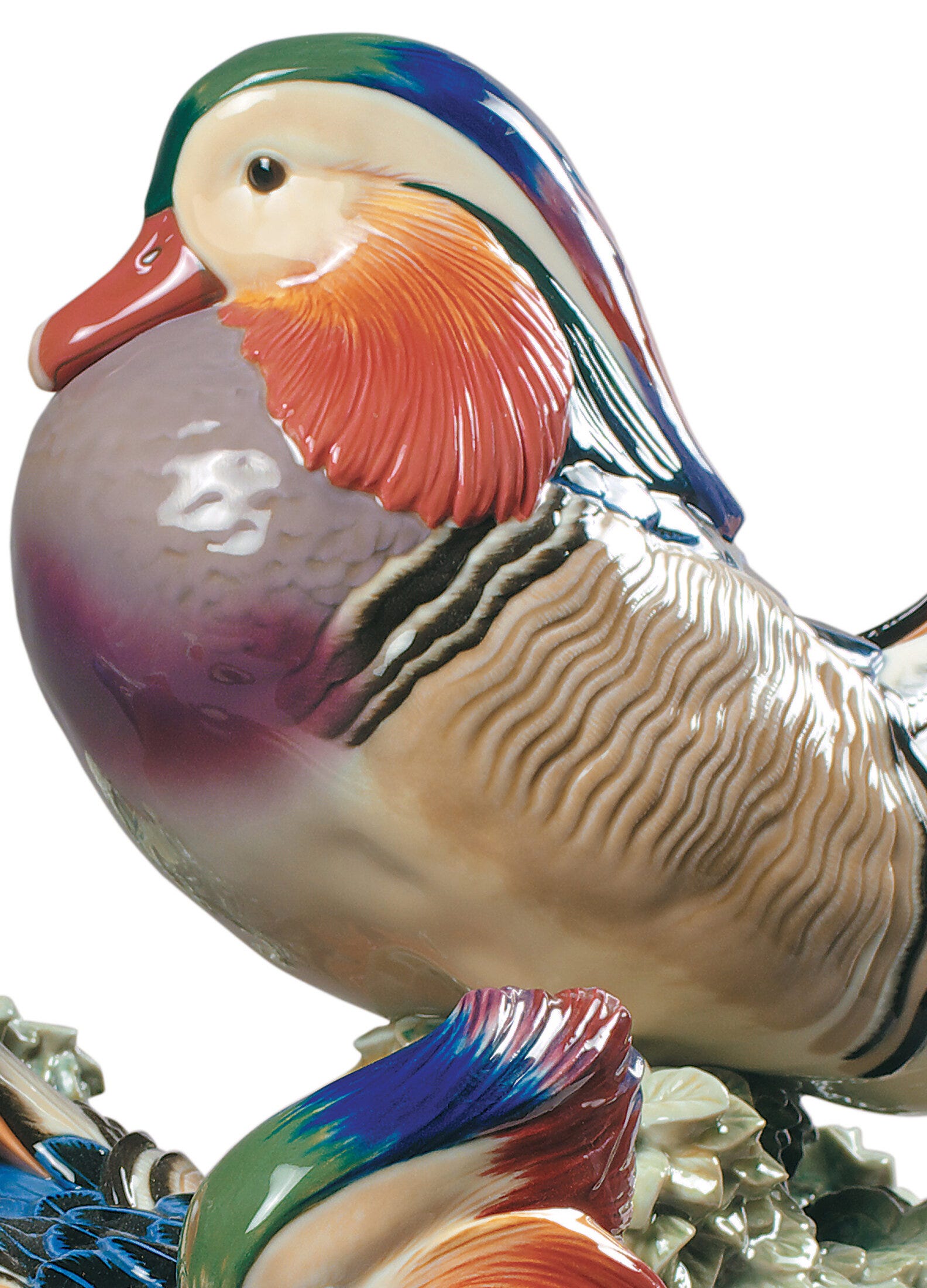 Imagen 4 de Figura decorativa Patos mandarines Serie limitada Lladró - Multicolor Multicolor