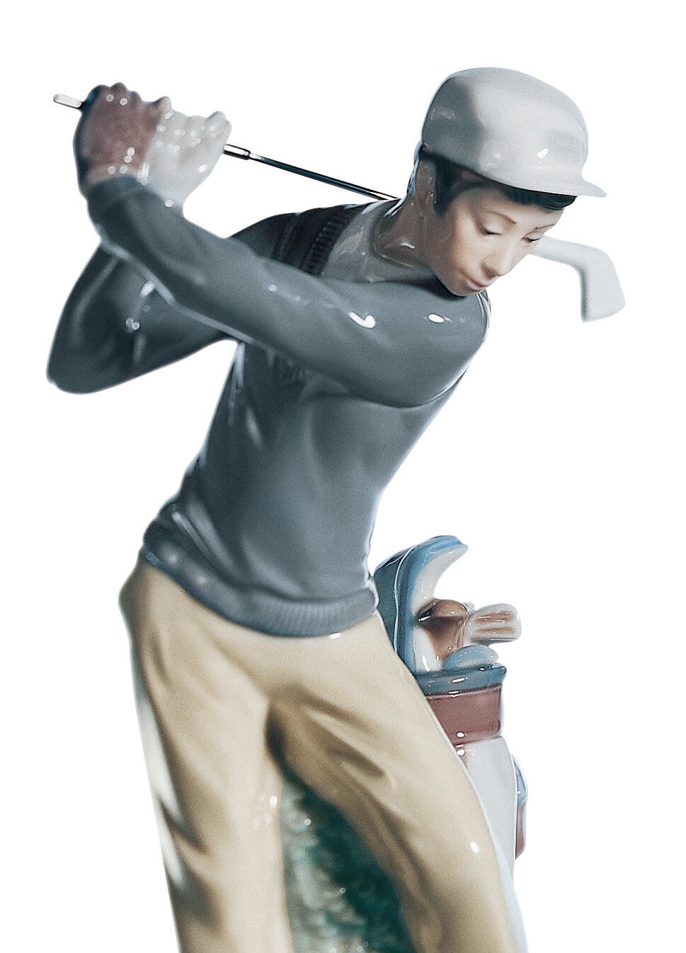 Imagen 3 de Figura decorativa Jugador de golf Lladró - Multicolor Multicolor