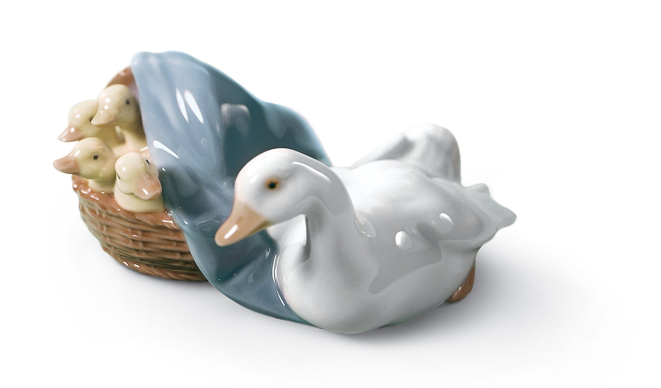 Imagen 2 de Figura decorativa Cría de patos Lladró - Blanco Blanco