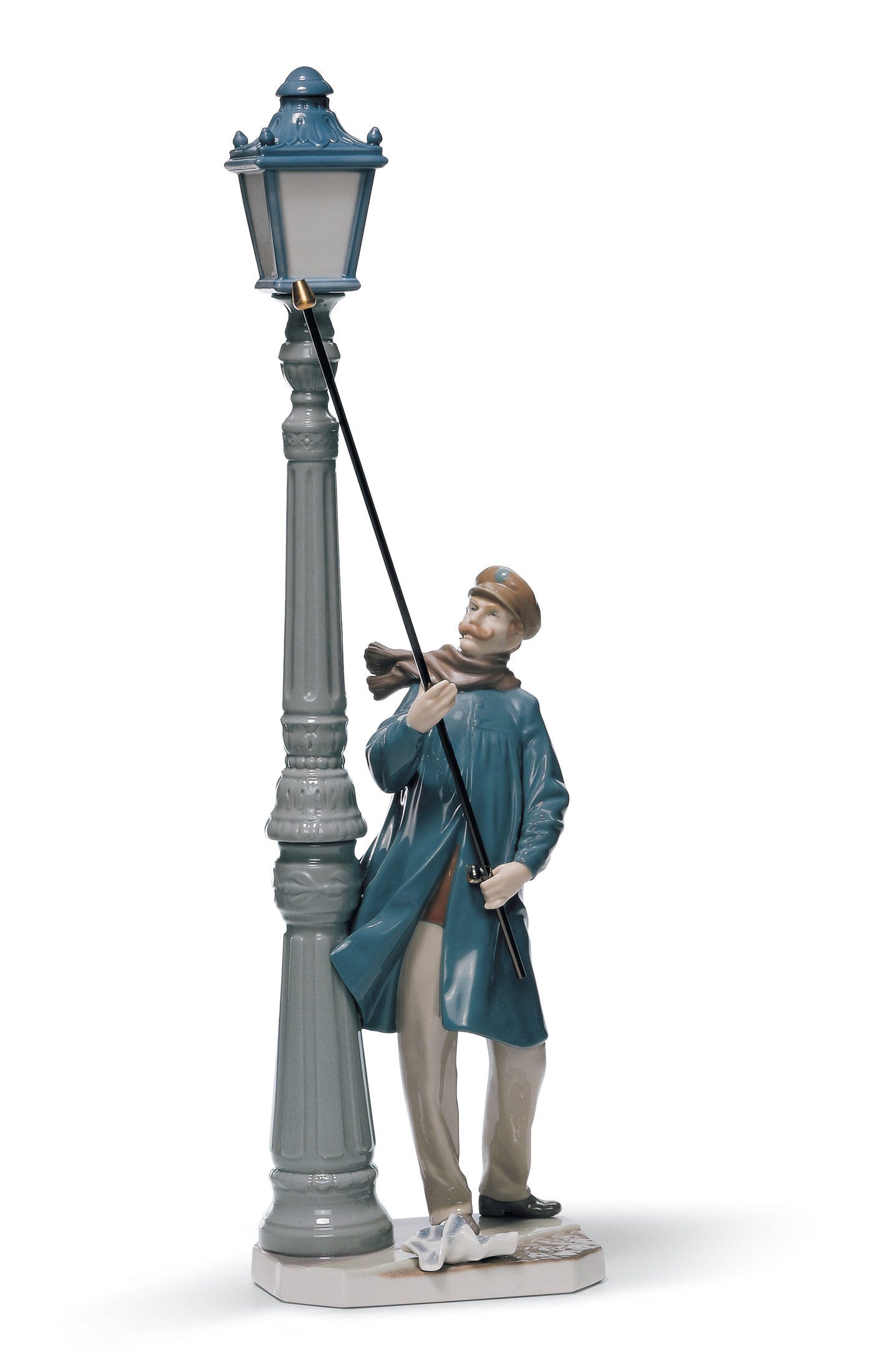 Imagen 2 de Figura decorativa El farolero Lladró - Azul Azul