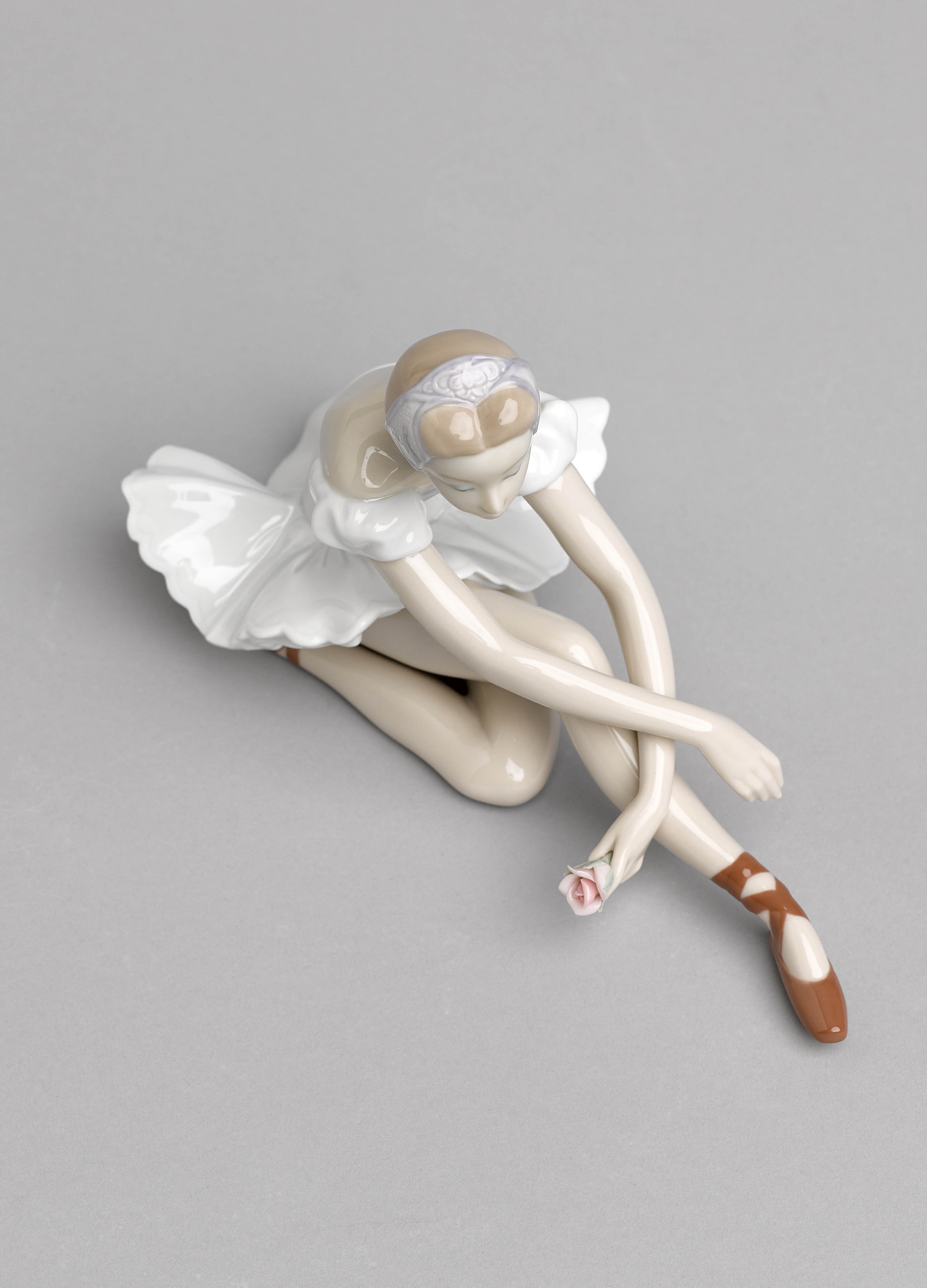 Figura mujer Ballet de la rosa Lladró - Blanco Blanco-3
