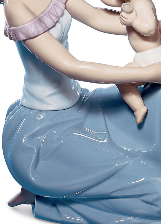 Imagen 5 de Figura madre Una para ti, otra para mí Lladró - Azul Azul