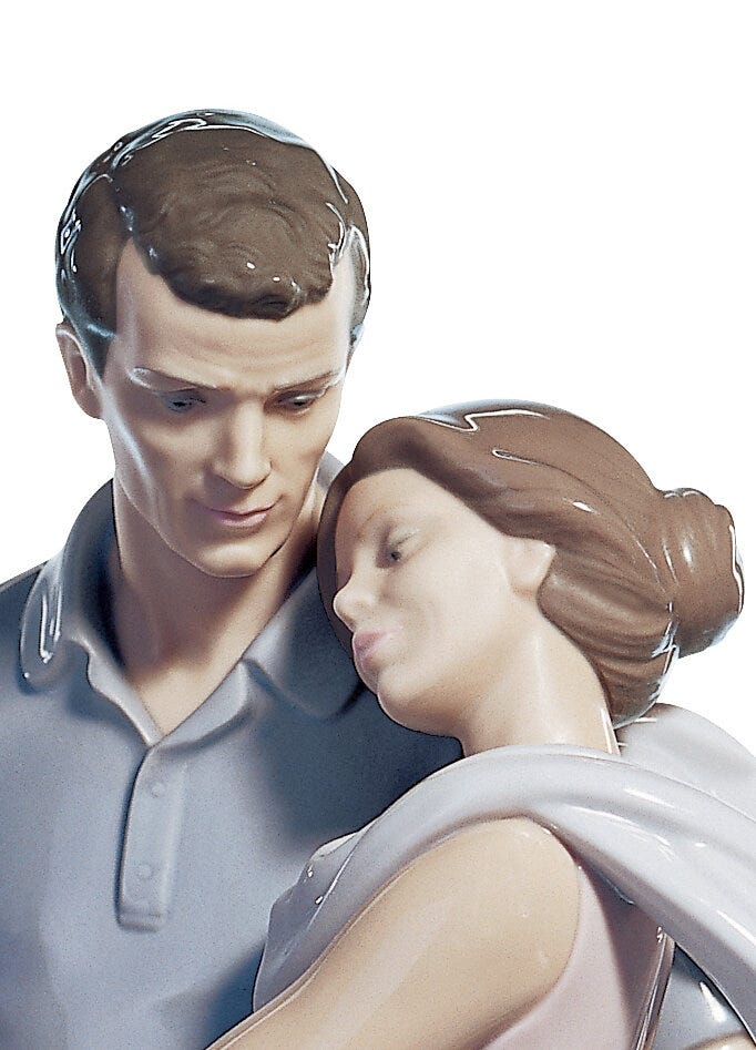 Imagen 4 de Figura decorativa Joven Pareja lo eres todo para Mí Lladró - Multicolor Multicolor