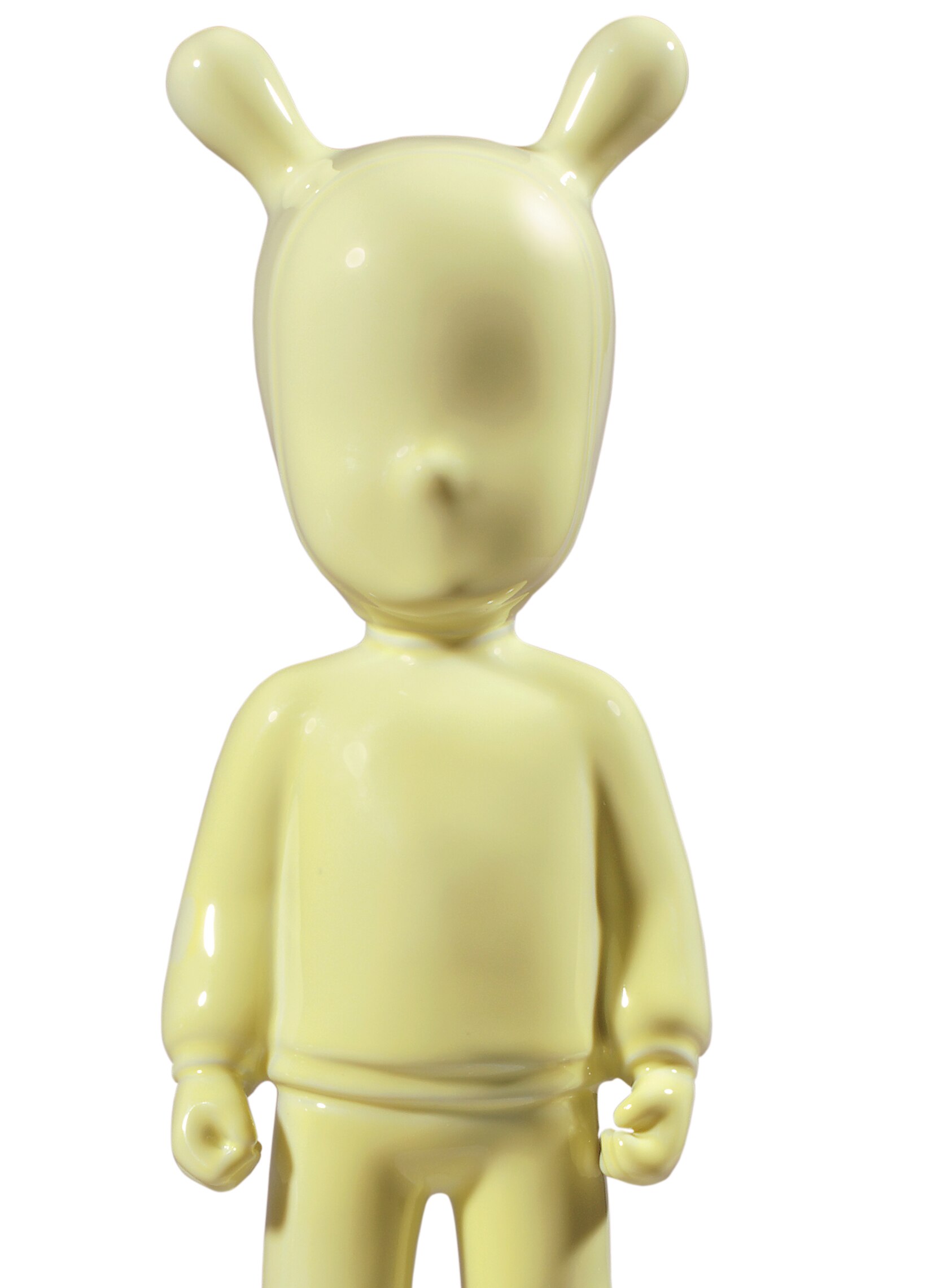 Imagen 2 de Figura decorativa The yellow Guest. Pequeña Lladró - Amarillo Amarillo