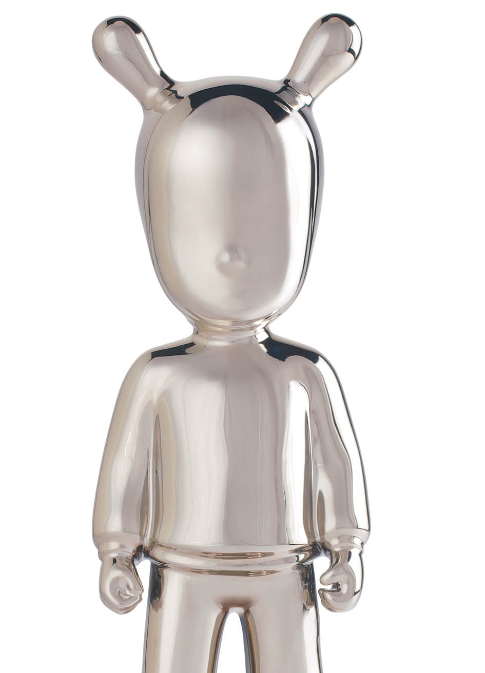 Figura Decorativa The silver Guest. Pequeña Lladró - Plata Plata-3