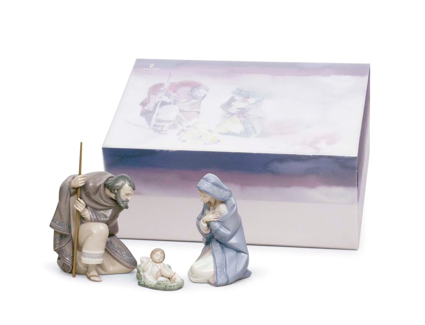 Imagen 1 de Belén Noche De Paz. Figura decorativa Belén de Porcelana. - Multicolor Multicolor