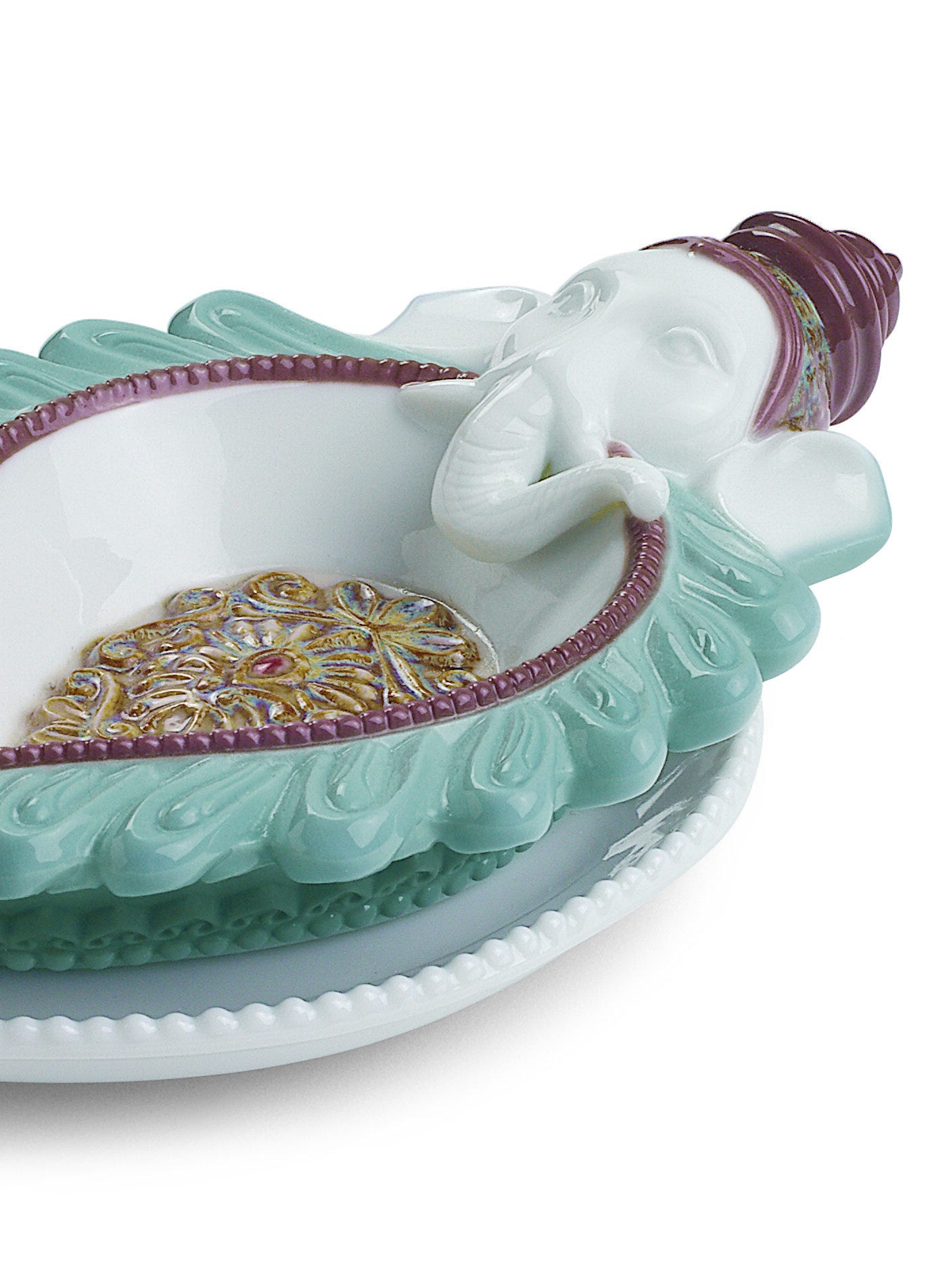 Imagen 3 de Figura decorativa Diya Ganesha Lladró - Multicolor Multicolor