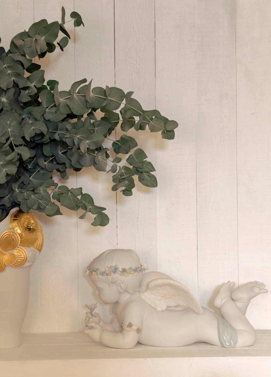 Imagen 2 de Figura Decorativa Mi amado ángel Lladró - Blanco Blanco