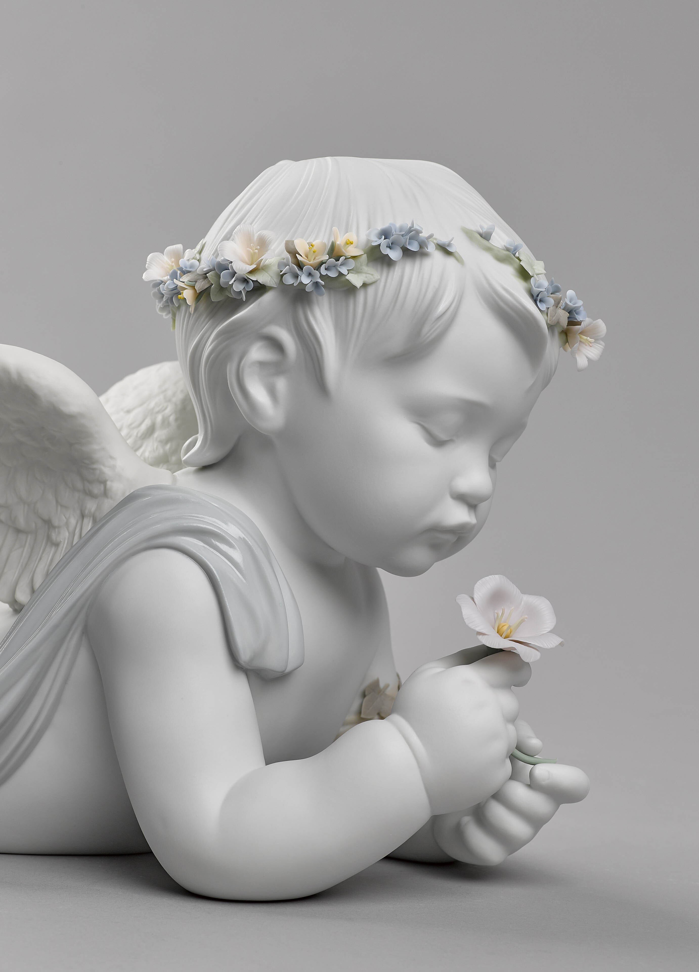 Imagen 4 de Figura Decorativa Mi amado ángel Lladró - Blanco Blanco