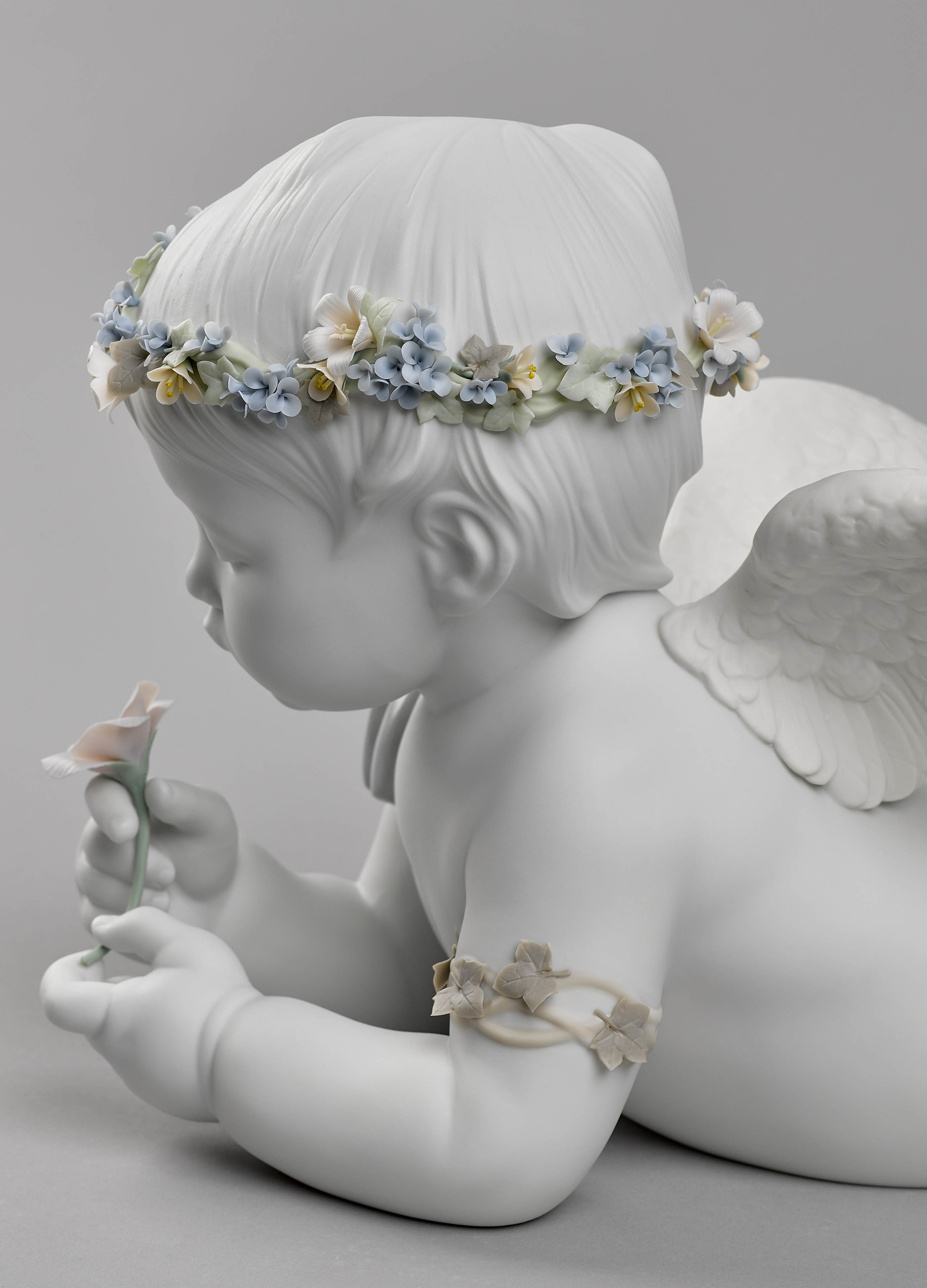 Imagen 5 de Figura Decorativa Mi amado ángel Lladró - Blanco Blanco