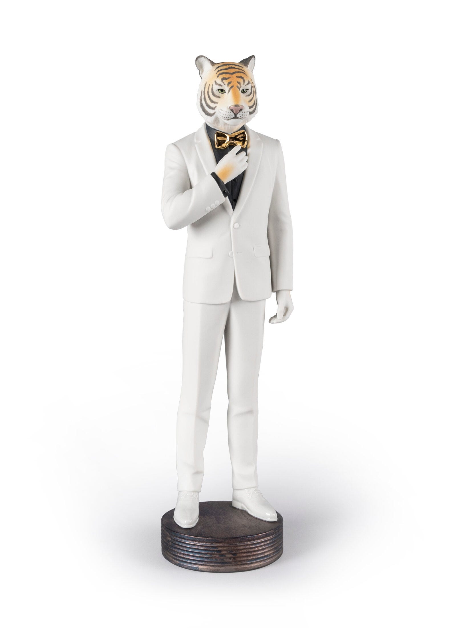 Imagen 1 de Figura decorativa Tiger man Lladró - Blanco Blanco