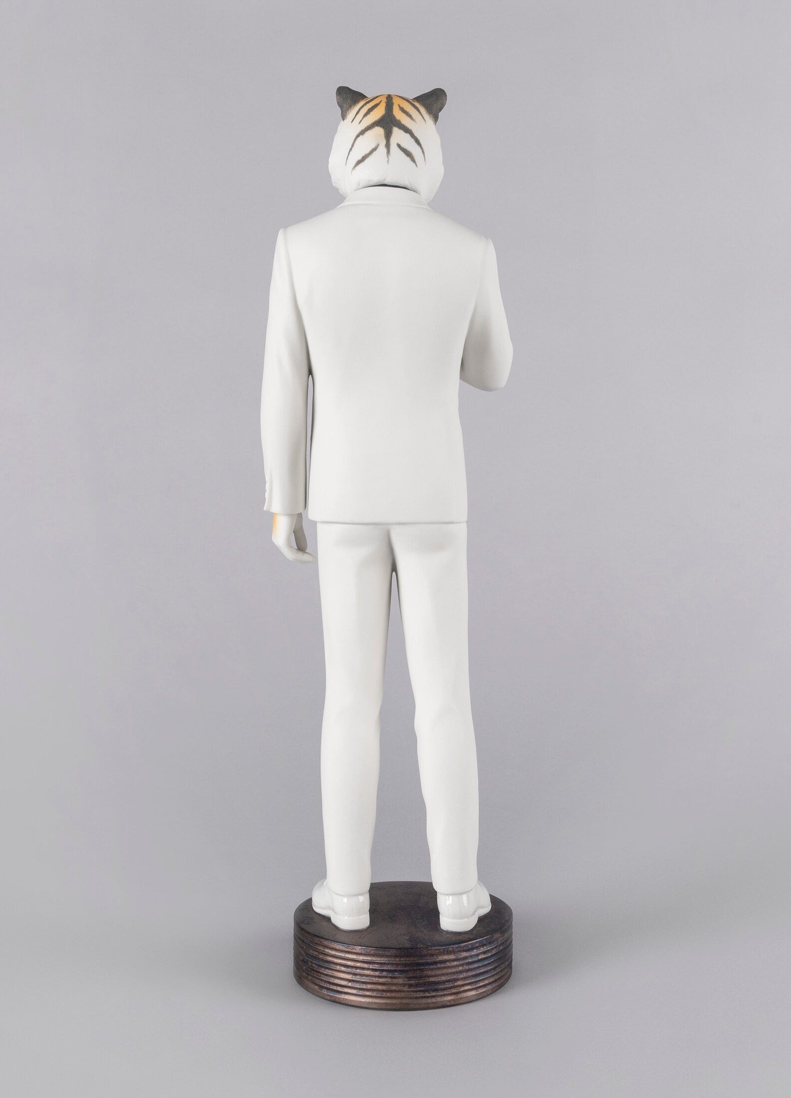 Imagen 5 de Figura decorativa Tiger man Lladró - Blanco Blanco