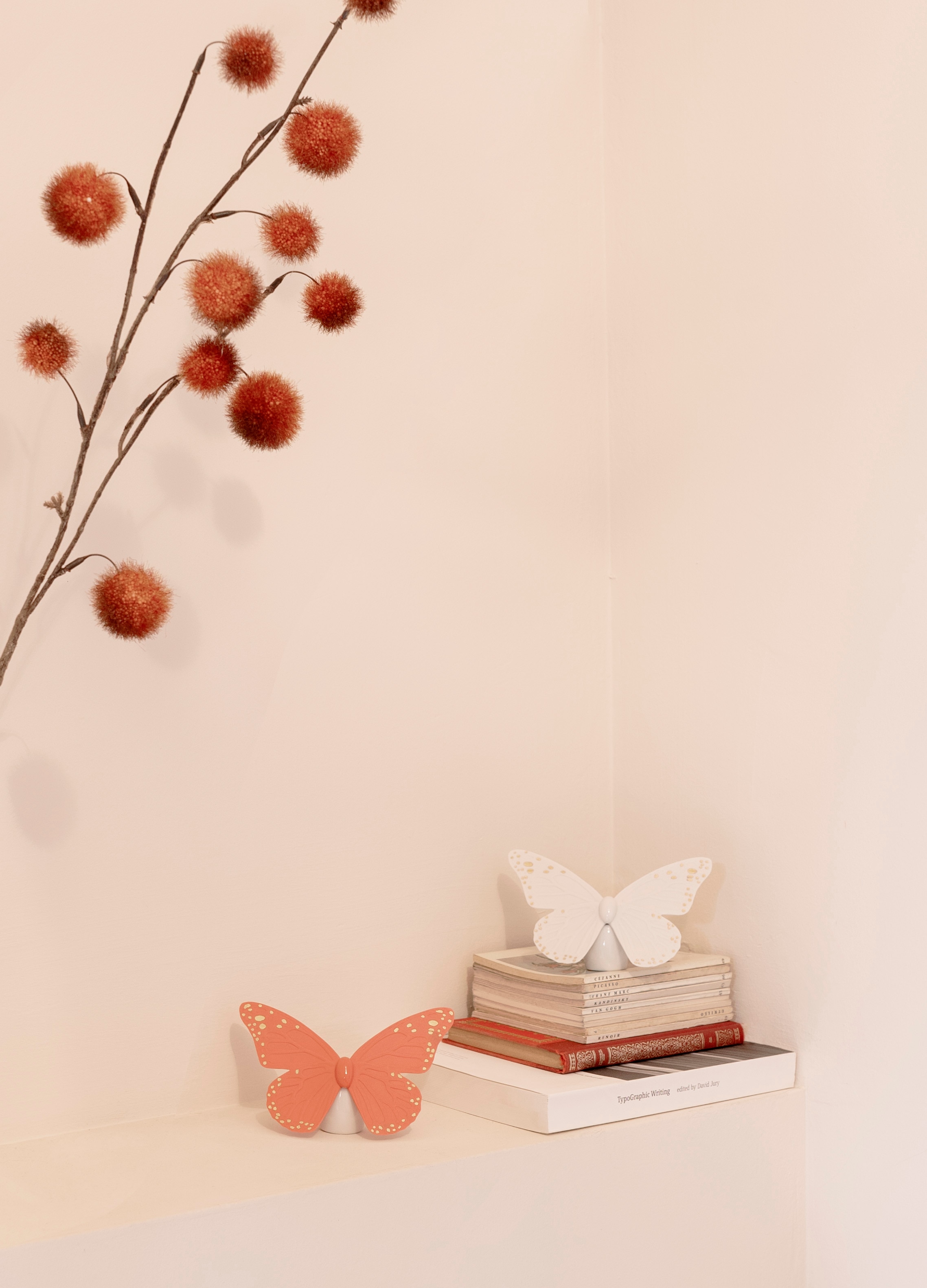 Imagen 2 de Figura Mariposa. Lustre oro y coral Lladró - Coral Coral