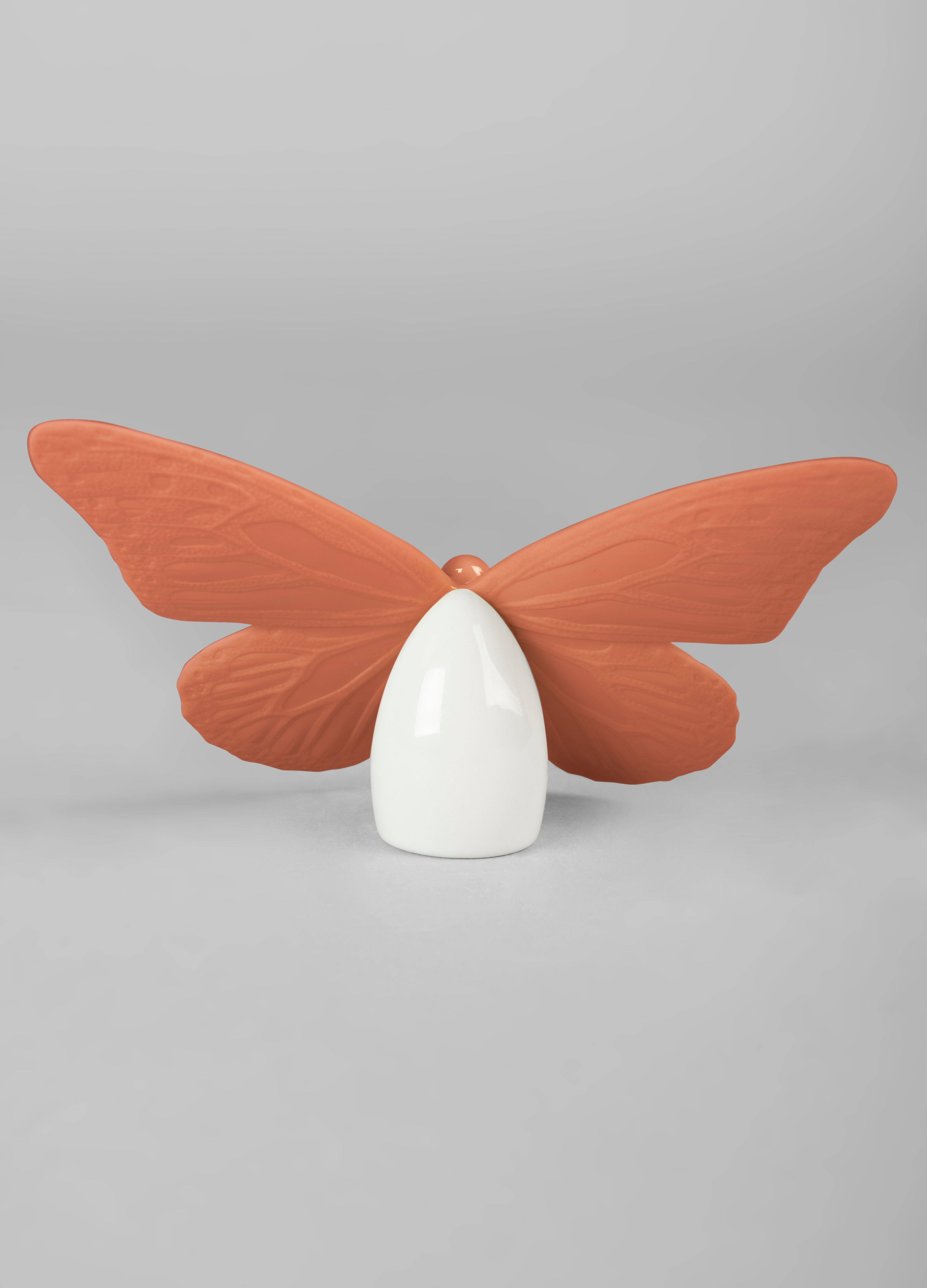 Imagen 4 de Figura Mariposa. Lustre oro y coral Lladró - Coral Coral