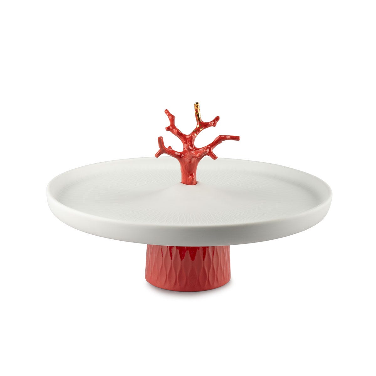 Imagen 1 de Centro de mesa Coral Lladró - Blanco / Rojo Blanco / Rojo