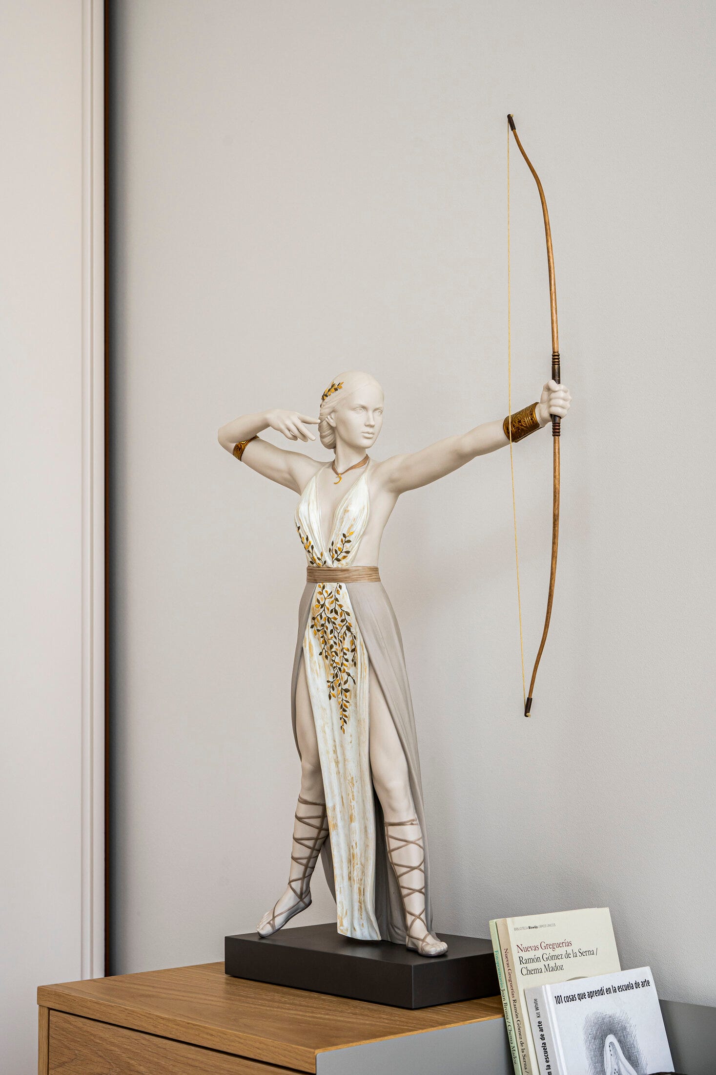 Imagen 3 de Figura decorativa Diana Lladró - Blanco Blanco