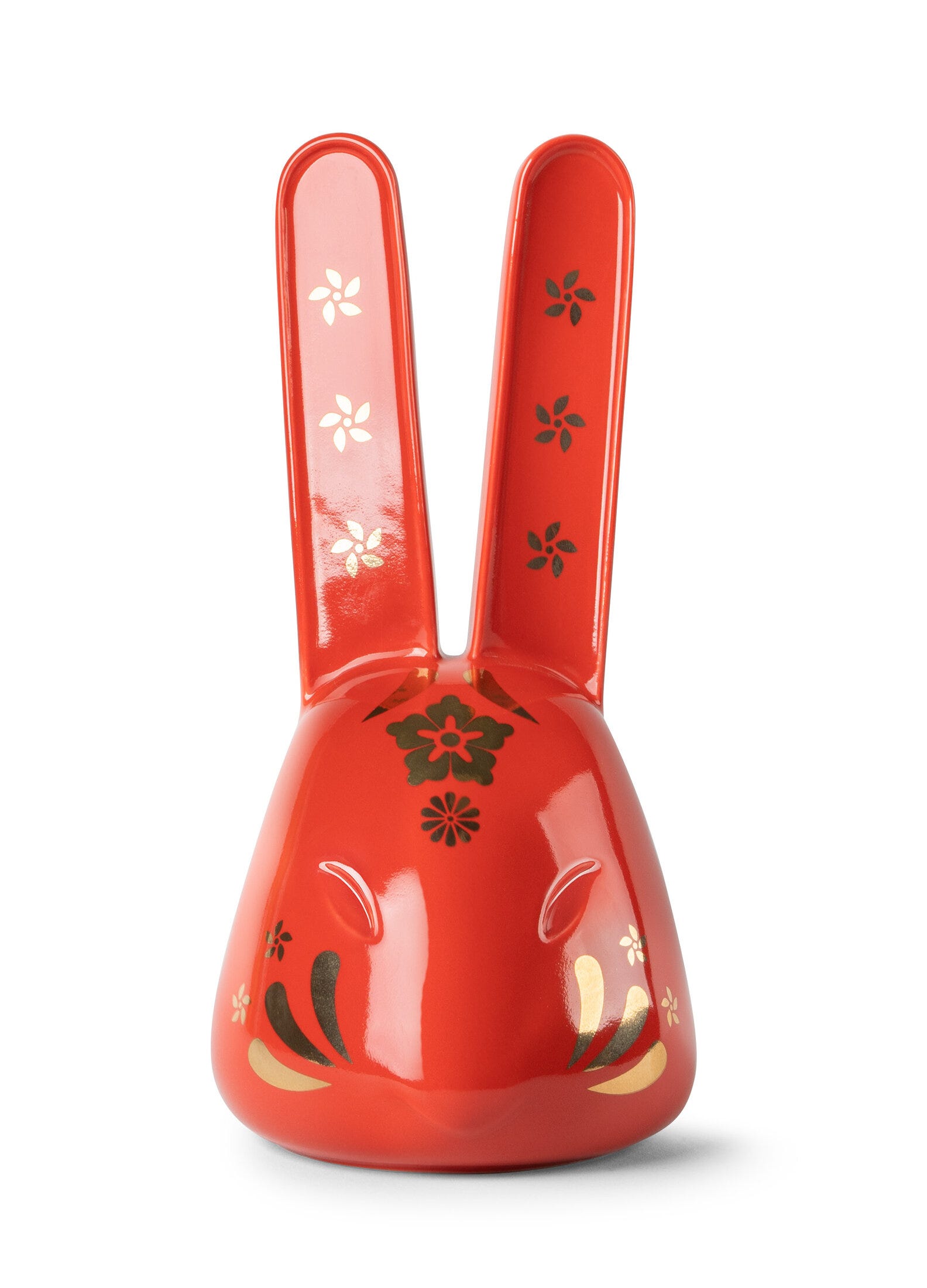 Figura decorativa El Conejo oro Lladró - Rojo Rojo-2