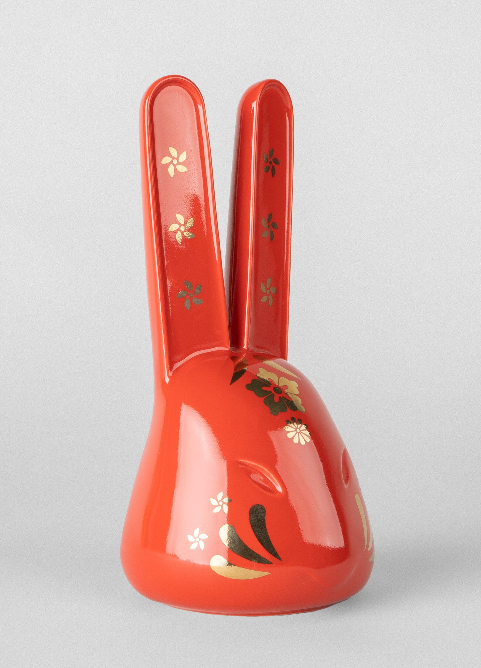 Figura decorativa El Conejo oro Lladró - Rojo Rojo-4
