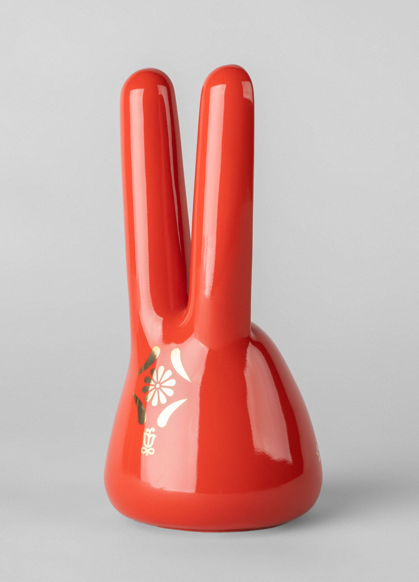 Figura decorativa El Conejo oro Lladró - Rojo Rojo-5