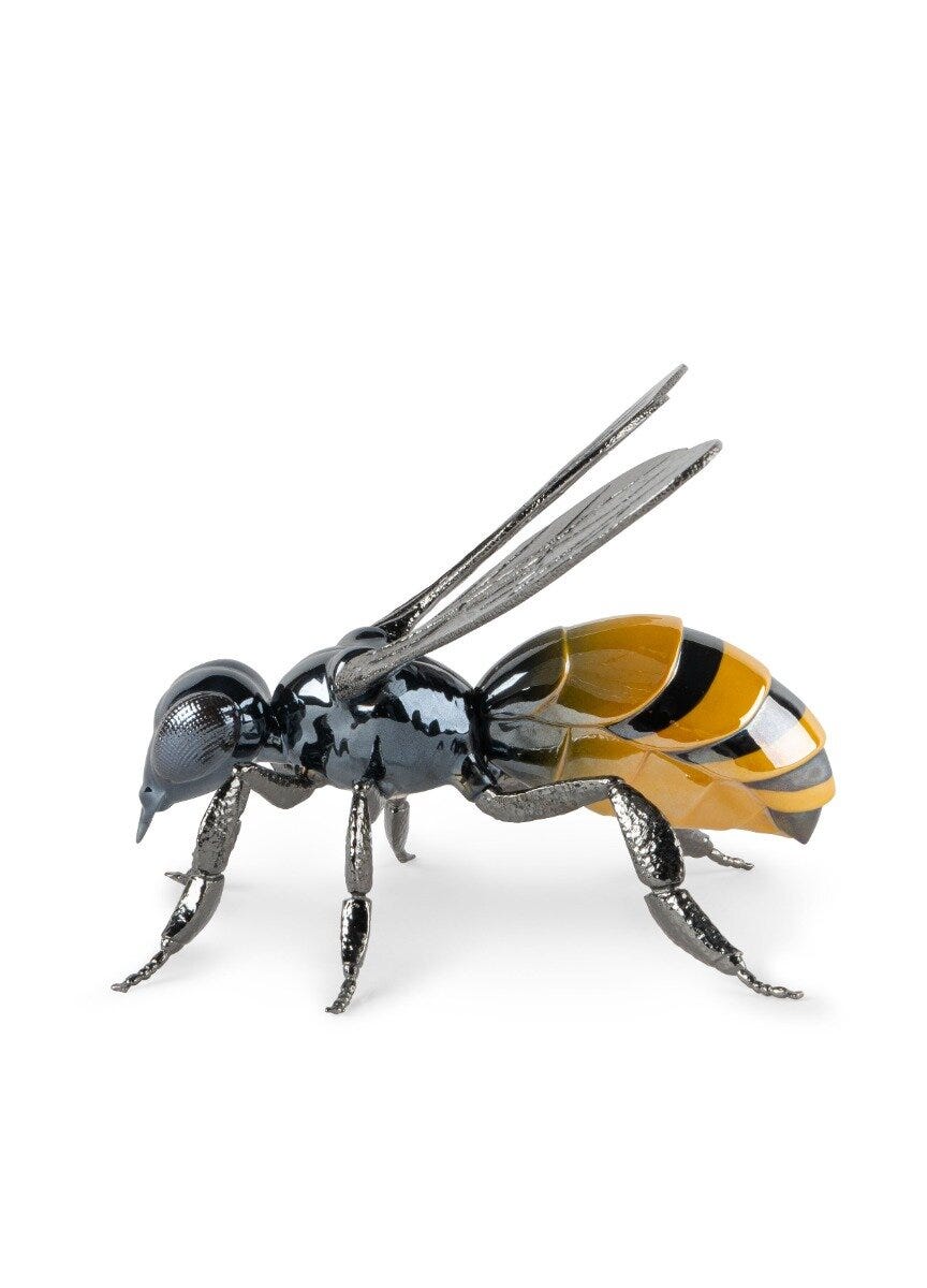 Imagen 1 de Figura decorativa Abeja Lladró - Negro / Amarillo Negro / Amarillo