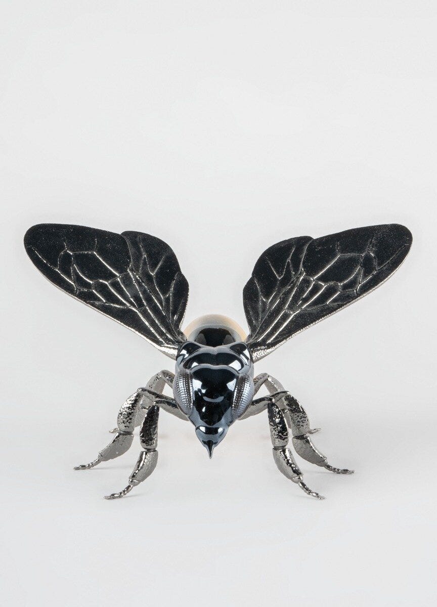 Imagen 5 de Figura decorativa Abeja Lladró - Negro / Amarillo Negro / Amarillo
