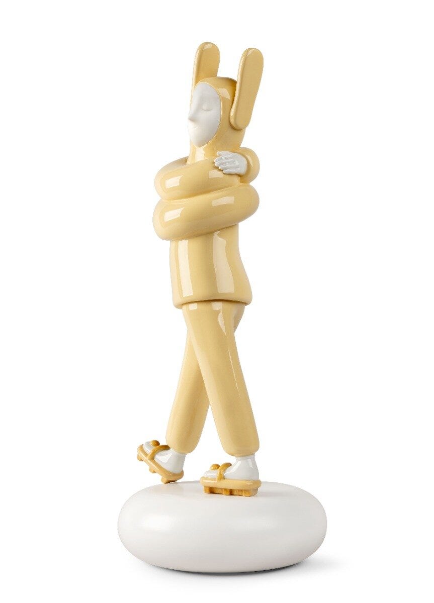 Figura decorativa Embraced yellow Lladró - Amarillo Amarillo-2
