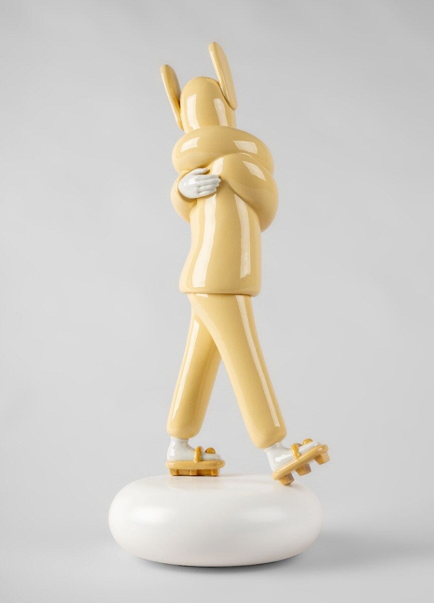 Figura decorativa Embraced yellow Lladró - Amarillo Amarillo-4
