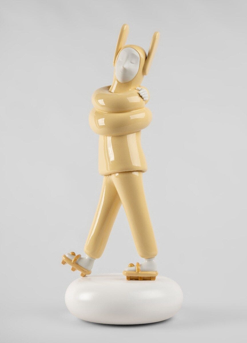 Figura decorativa Embraced yellow Lladró - Amarillo Amarillo-5