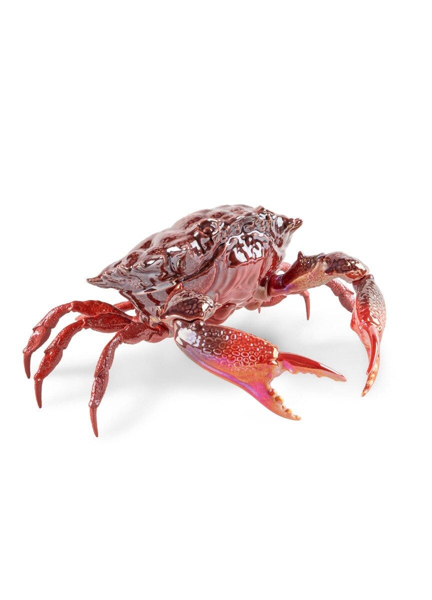 Imagen 2 de Figura decorativa Cangrejo rojo Lladró - Rojo Rojo