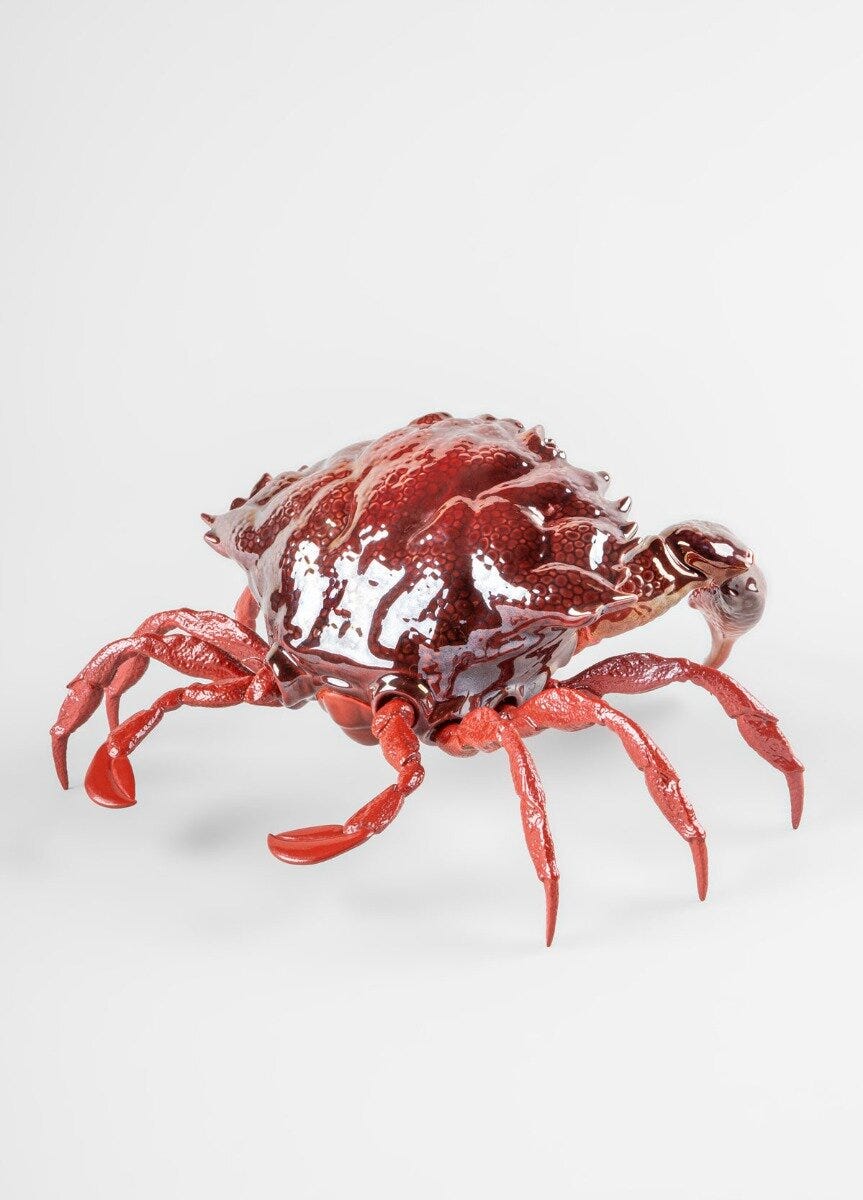 Imagen 4 de Figura decorativa Cangrejo rojo Lladró - Rojo Rojo