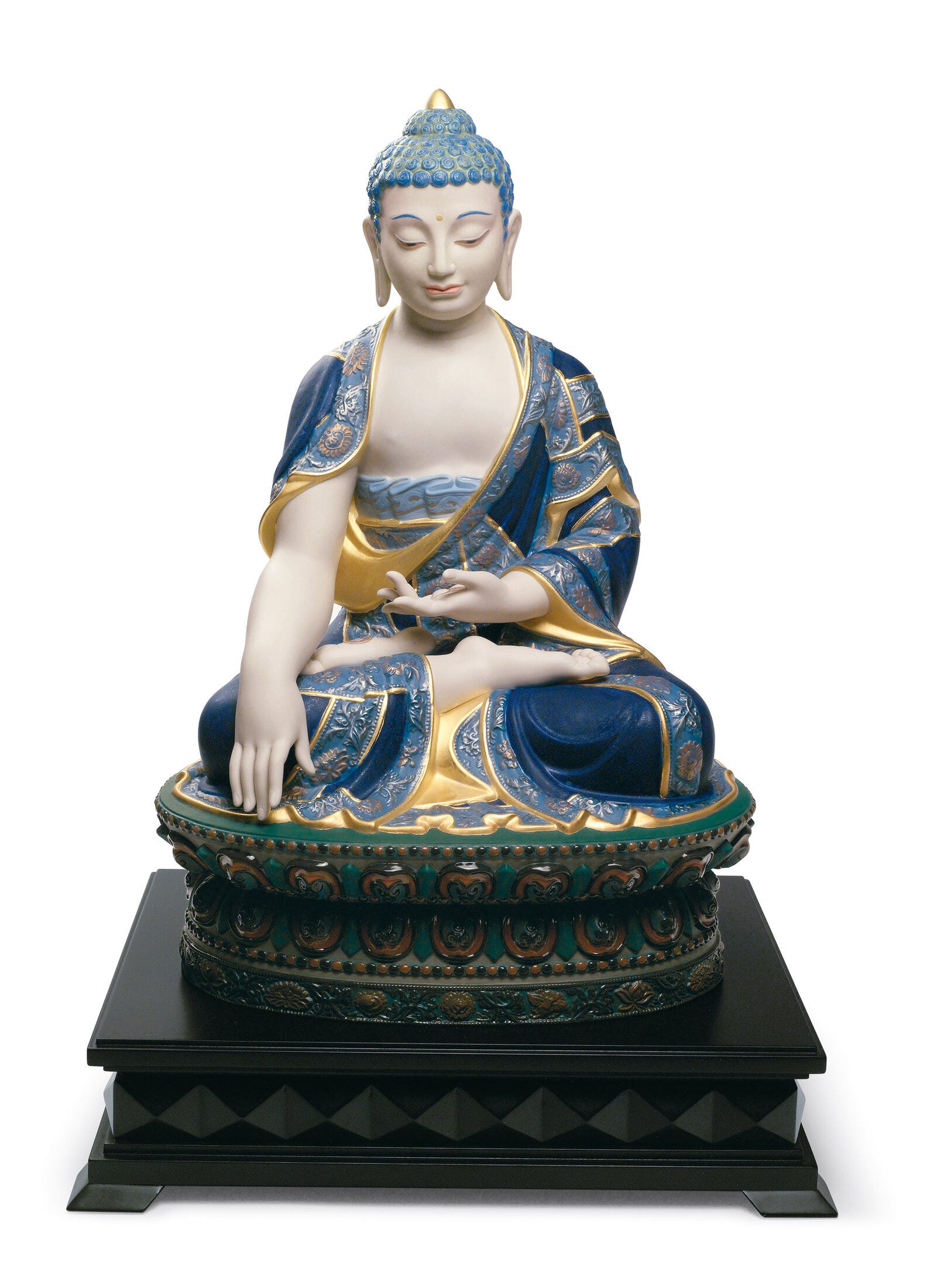 Imagen 2 de Figura decorativa Buda Shakyamuni dorado Lladró - Multicolor Multicolor