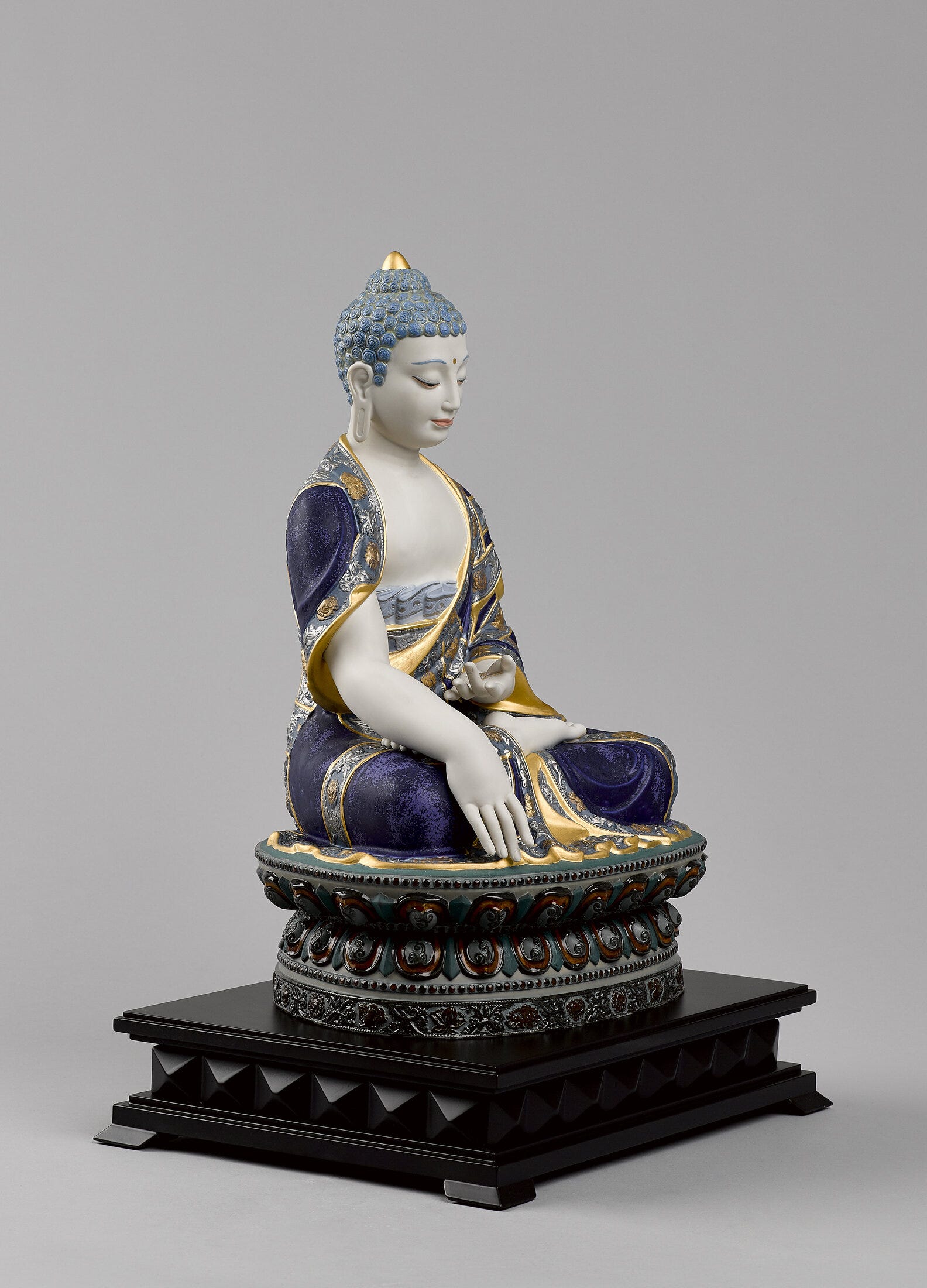 Imagen 4 de Figura decorativa Buda Shakyamuni dorado Lladró - Multicolor Multicolor