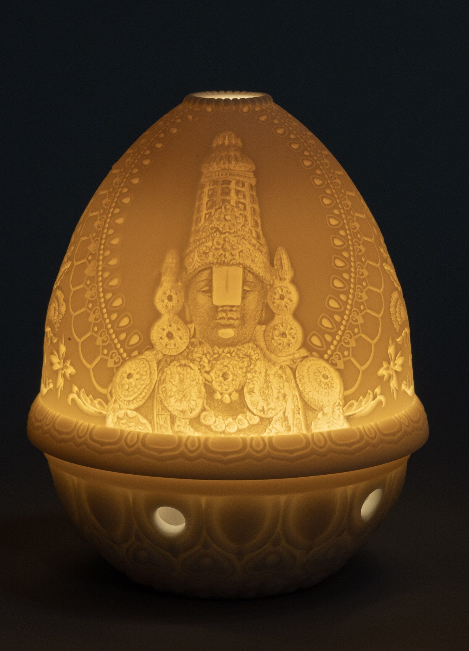 Imagen 4 de Litofanía Lord Balaji Lladró - Blanco Blanco