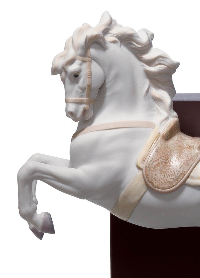 Figura Caballo en pirouette Lladró - Blanco Blanco-2