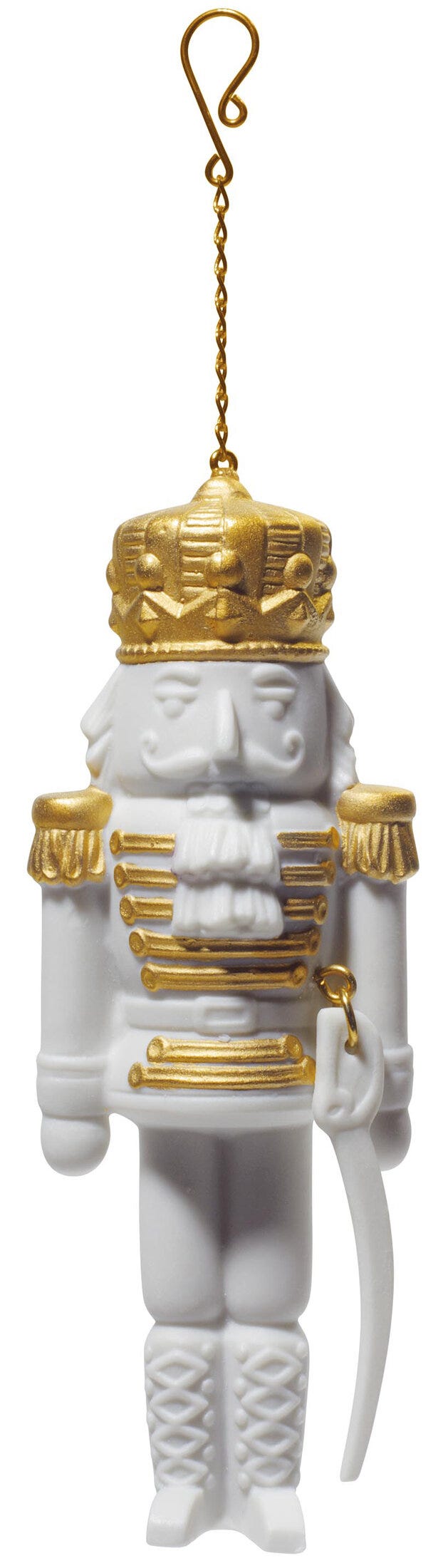 Cascanueces ornamento Lladró - Blanco / Oro Blanco / Oro-2