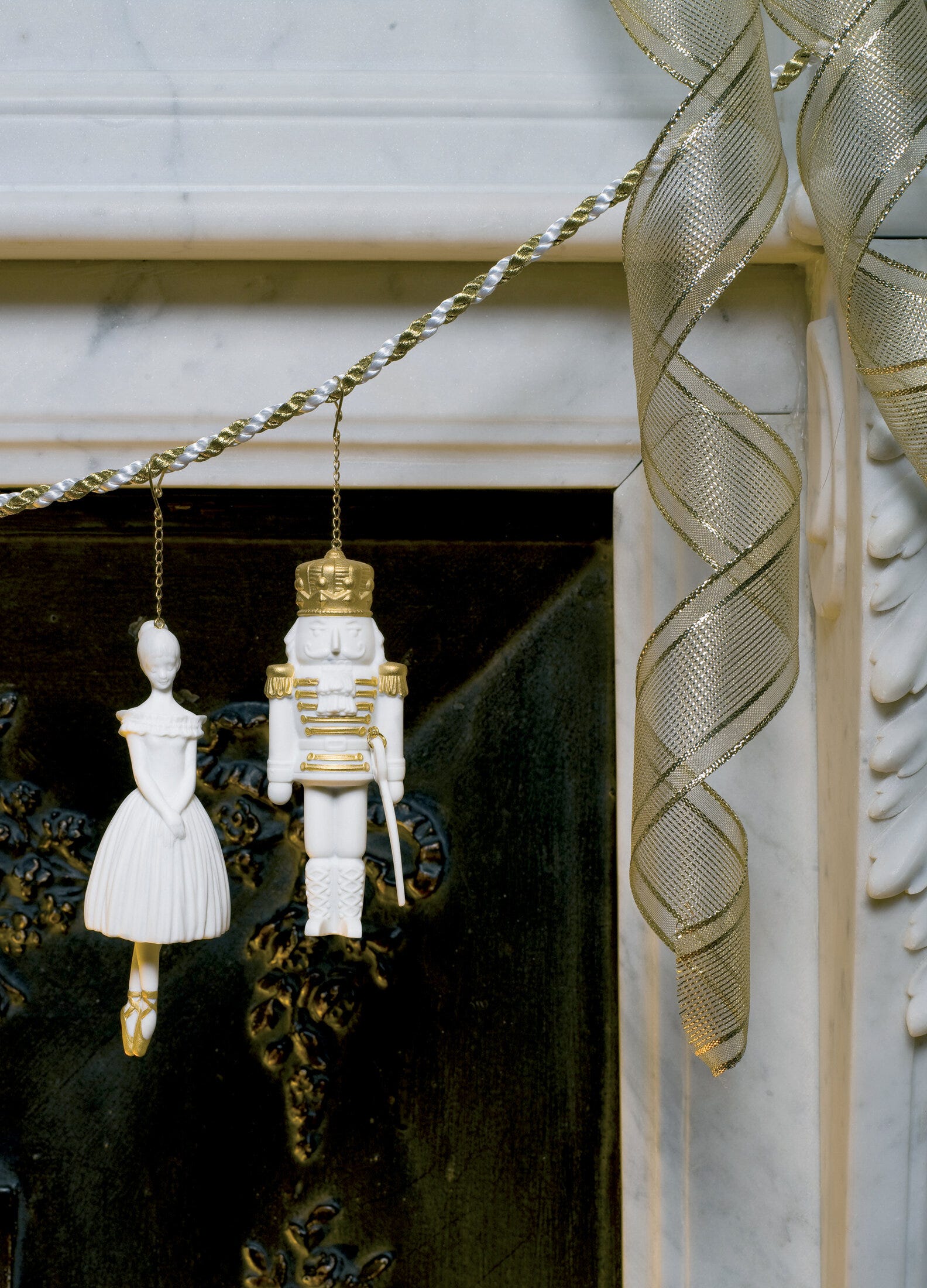 Cascanueces ornamento Lladró - Blanco / Oro Blanco / Oro-3
