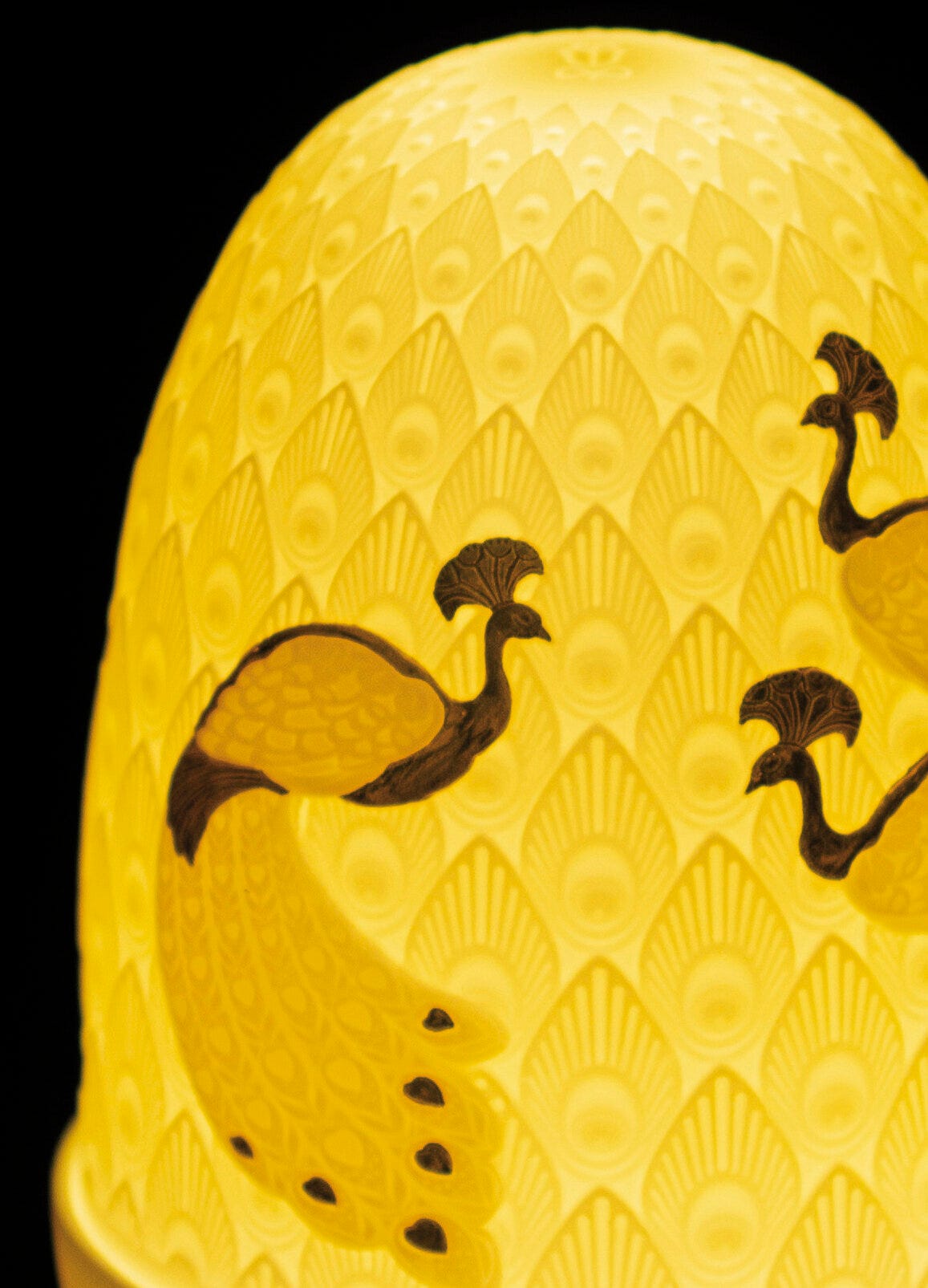 Imagen 5 de Litofanía Pavos reales Dome Lladró - Blanco Blanco