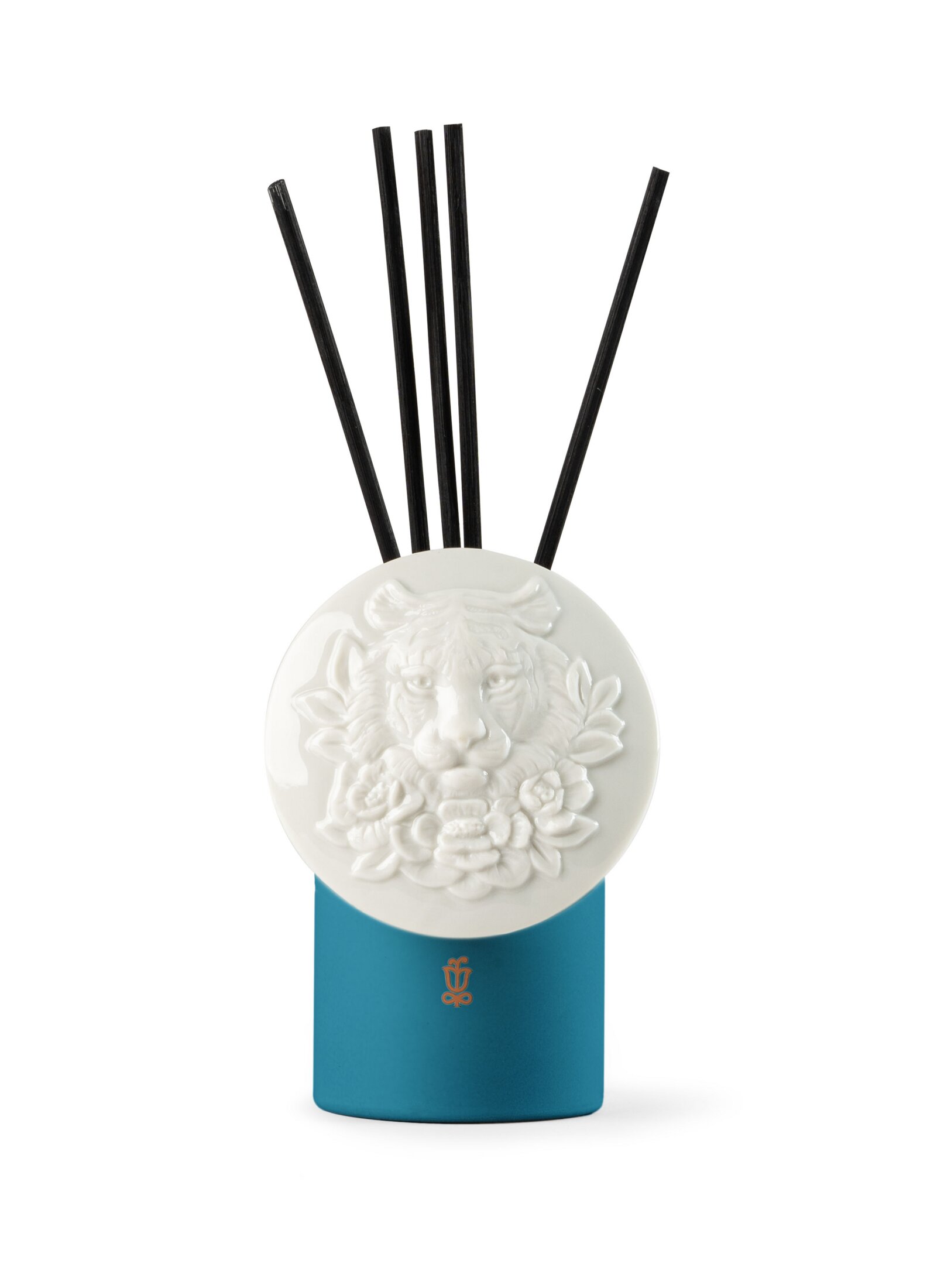 Imagen 1 de Difusor perfume Tigre Luz de Luna Lladró - Azul / Blanco Azul / Blanco